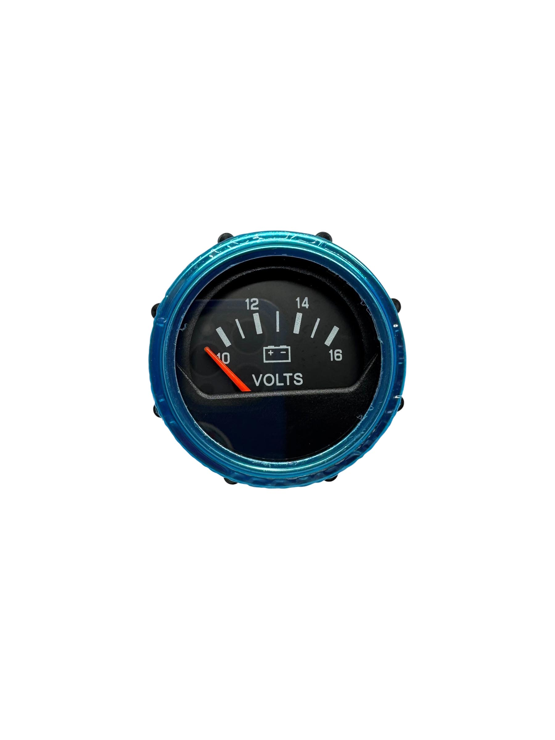 RELOJ MEDIDOR DE TENSION DIA 52MM 12/24V PANEL NEGRO