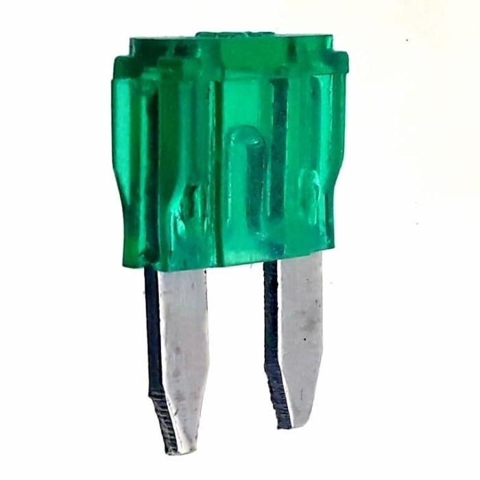 FUSIBLE TIPO FICHA MINI 30 A VERDE (501-1011-30A)