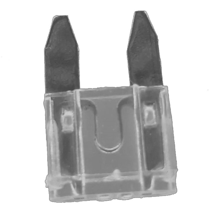 FUSIBLE TIPO FICHA MINI 25 A TRANSPARENTE (501-1011-25A)