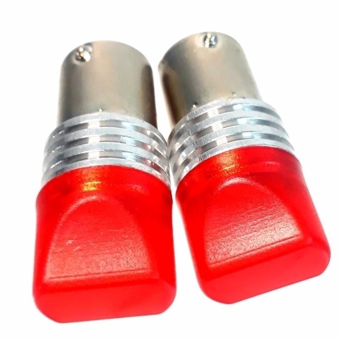FOCO LED BASE METAL SEÑALERO 1 FILAMENTO ROJO 12V