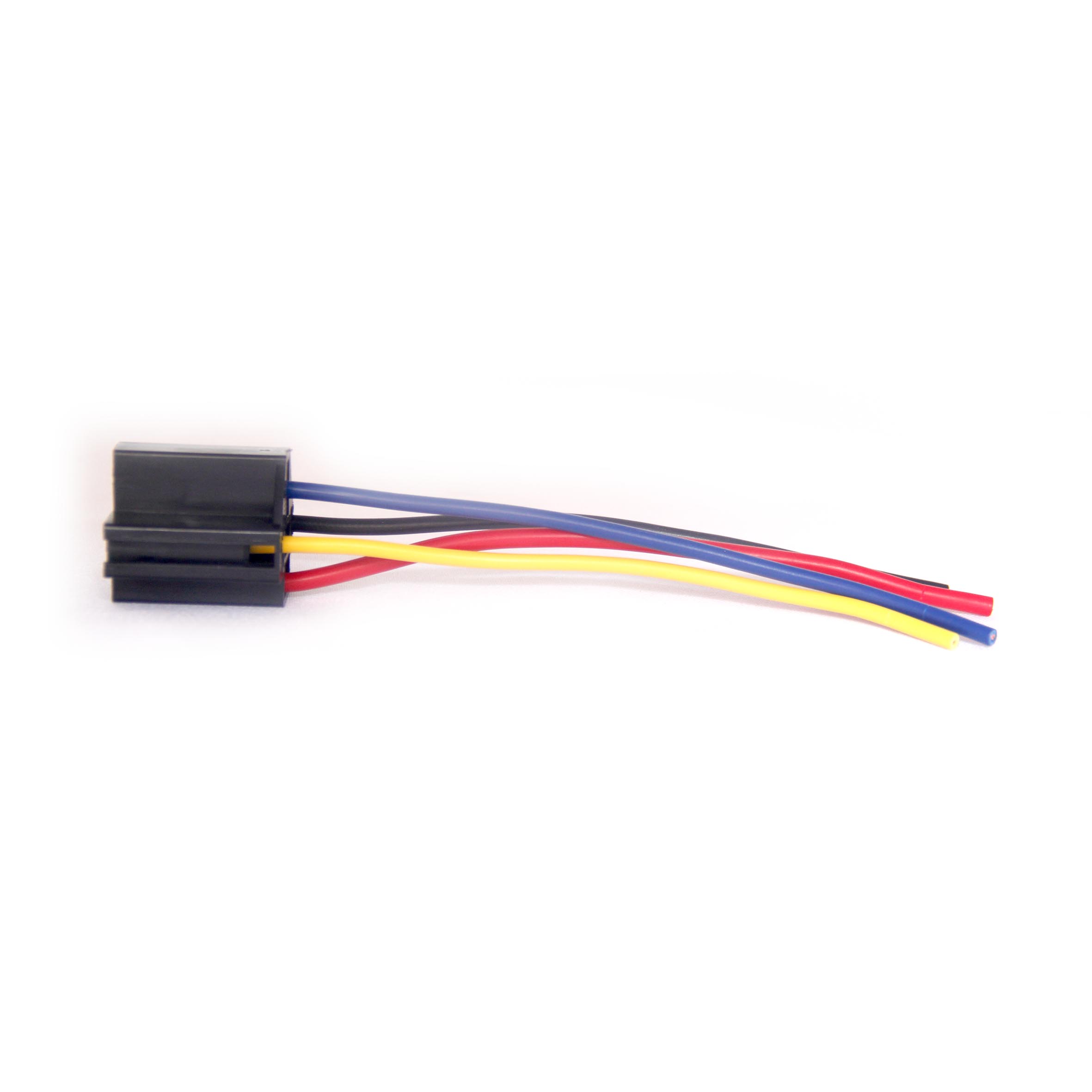 FICHA PLASTICA RELAY 70 AMP. 4 VÍAS C/CONDEX. DE MASA (JASPO)