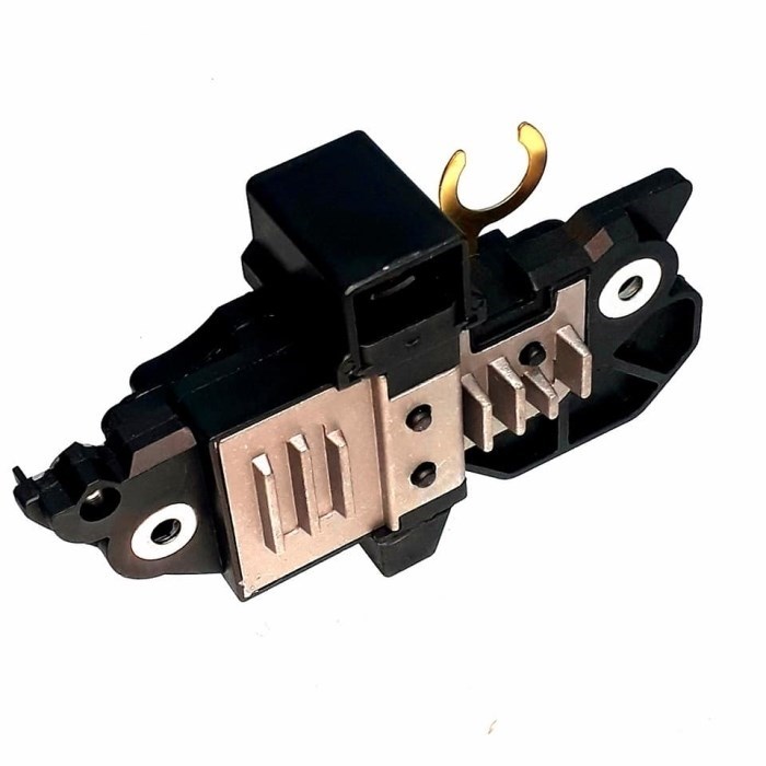 REGULADOR DE VOLTAJE TIPO BOSCH CON PORTA CARBON MERCEDEZ BENZ / GA298 / RG-BO-10334 / F00M 145298