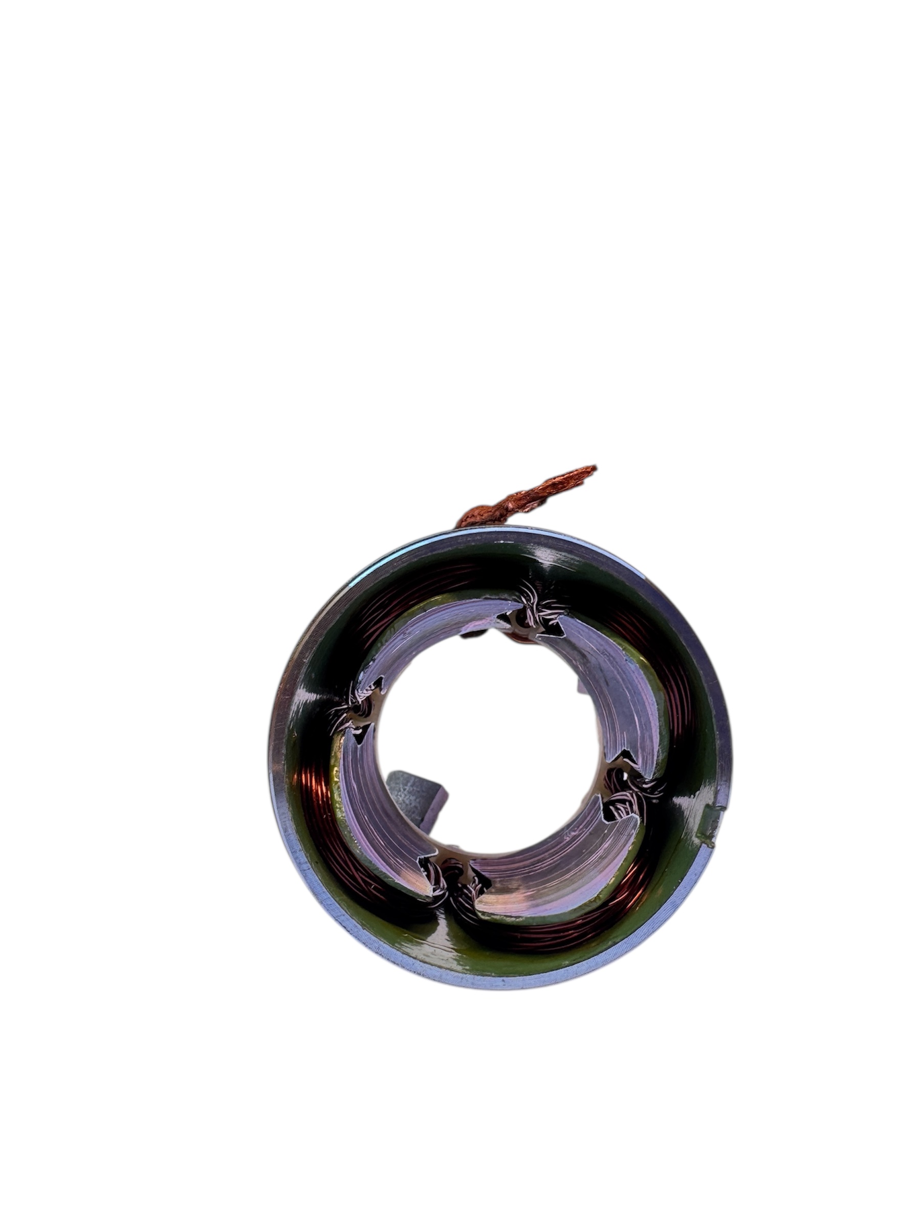 CARCAZA INDUCIDO MOTRO DE ARRANQUE 63MM SIN PORTA CARBON TOYOTA FUN CARGO, VITZ, IST /DENSO