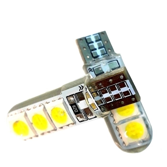 FOCO LED T10 SILICONADO 12V / 6SMD