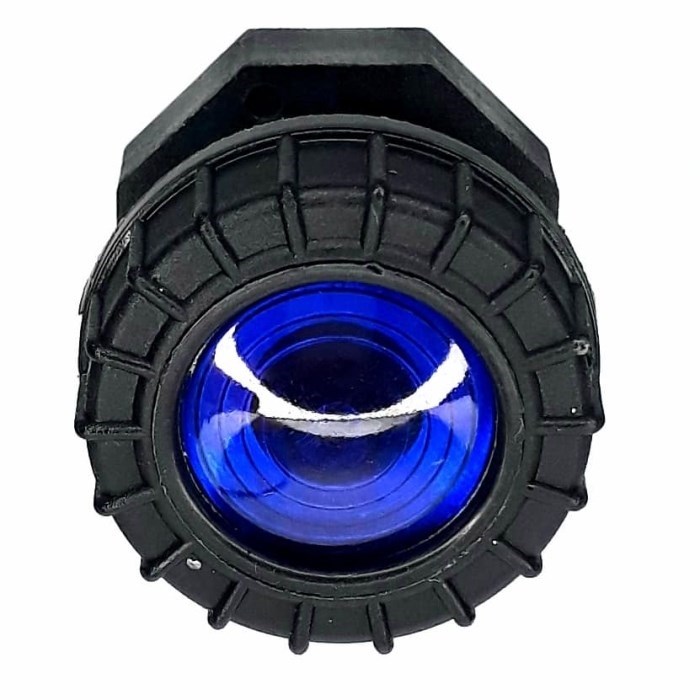 BOTON FLASHER LUZ PILOTO AZUL (512-JP-15001B)
