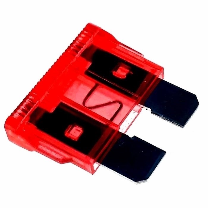 FUSIBLE TIPO FICHA N 10 A ROJO (501-1021-10A)