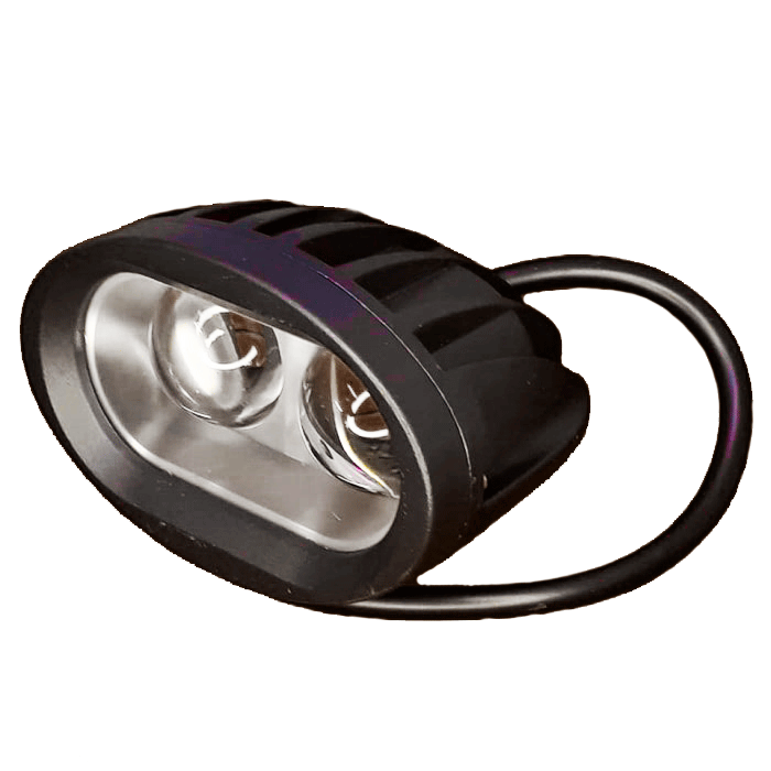 BUSCA HUELLA LED 2 LAMPARAS CON AUMENTO 20W (CARCASA DE METAL)