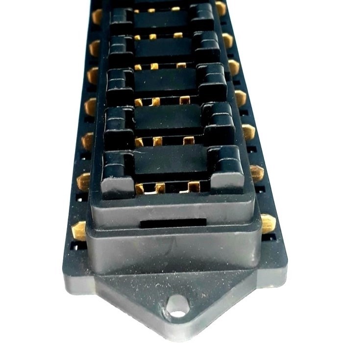 CAJA PORTA FUSIBLE 12 FICHAS (502-JP-3125-12P)