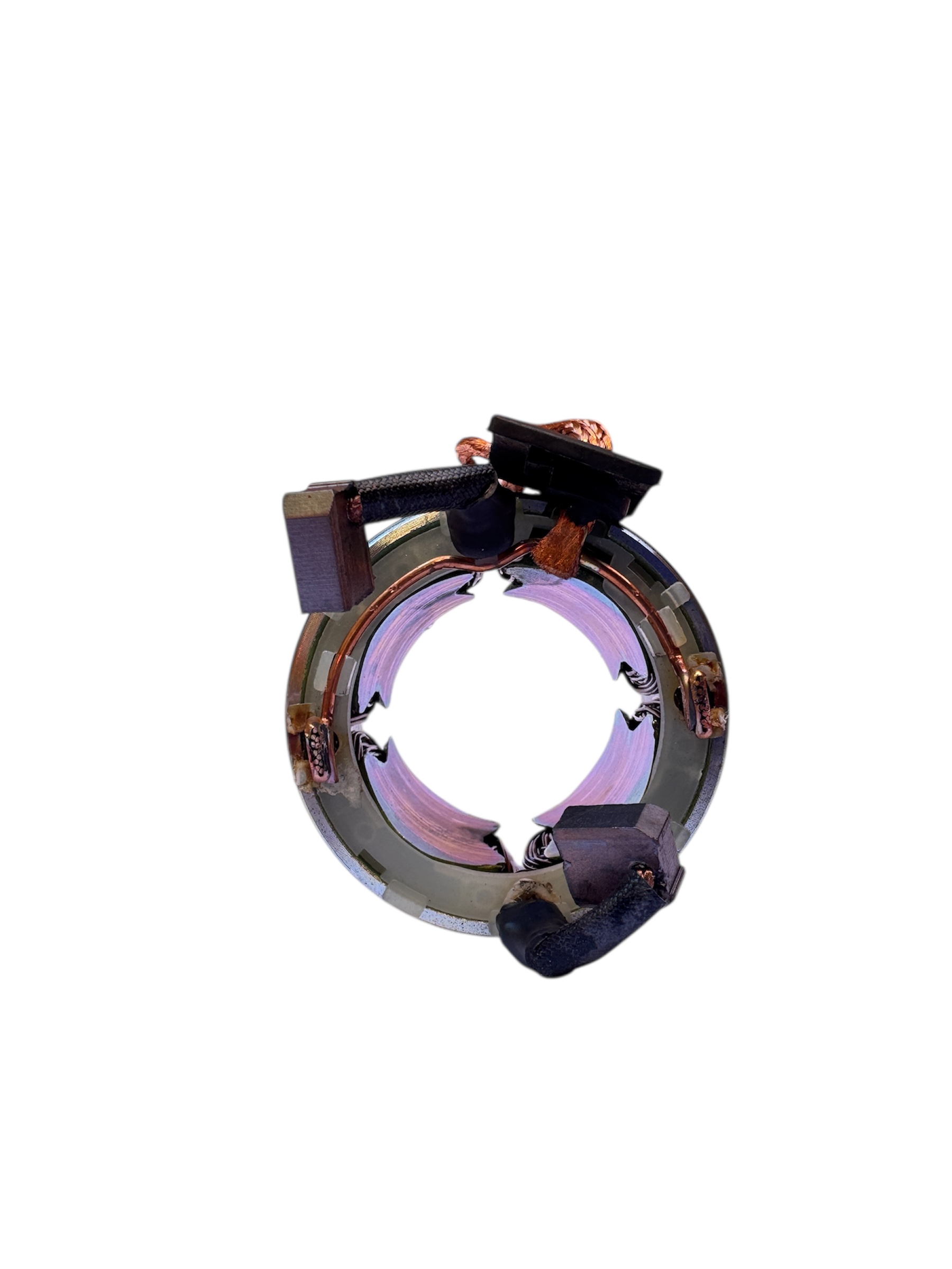 CARCAZA INDUCIDO MOTRO DE ARRANQUE 63MM SIN PORTA CARBON TOYOTA FUN CARGO, VITZ, IST /DENSO