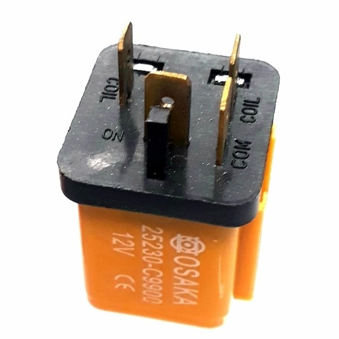 RELAY ELECTRONICO 12V 4P NISSAN-ISUZU-HINO 25230-C9900