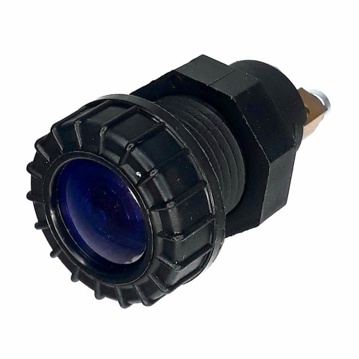 BOTON FLASHER LUZ PILOTO AZUL (512-JP-15001B)