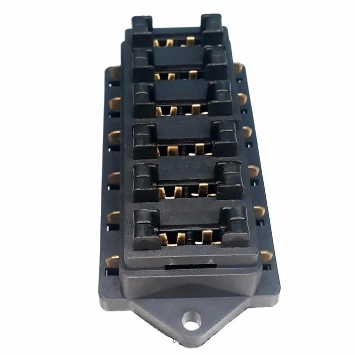 CAJA PORTA FUSIBLE 6 FICHAS (502-JP-3122-6P)