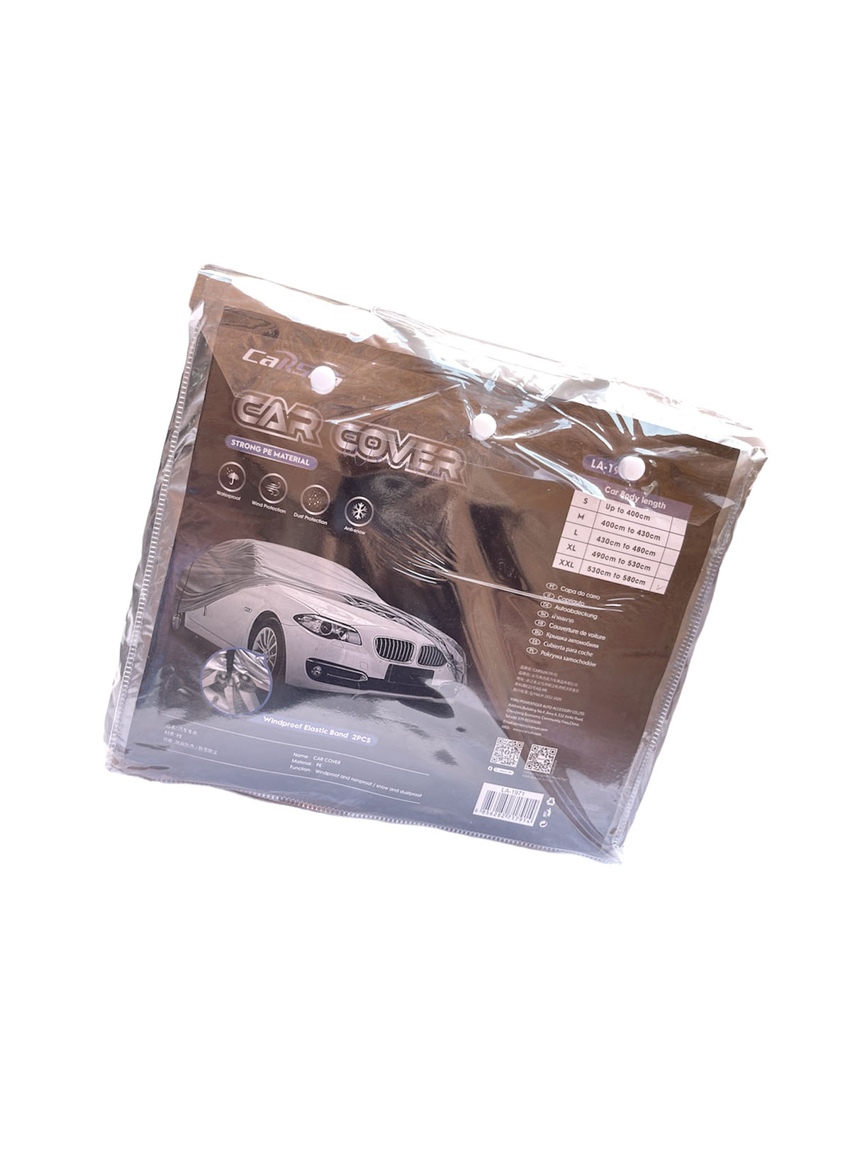 FUNDA PARA VEHICULO 580X175X120CM