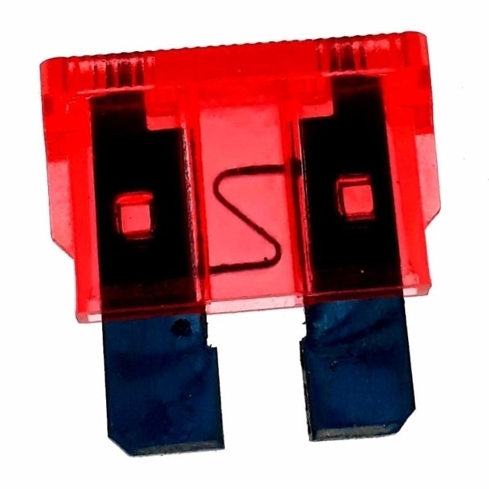 FUSIBLE TIPO FICHA N 10 A ROJO (501-1021-10A)