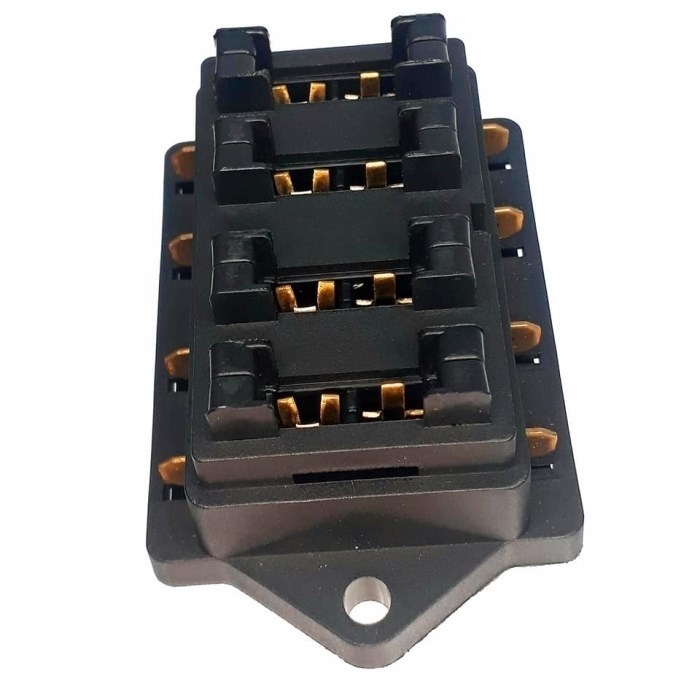 CAJA PORTA FUSIBLE 4 FICHAS (502-JP-3121-4P)