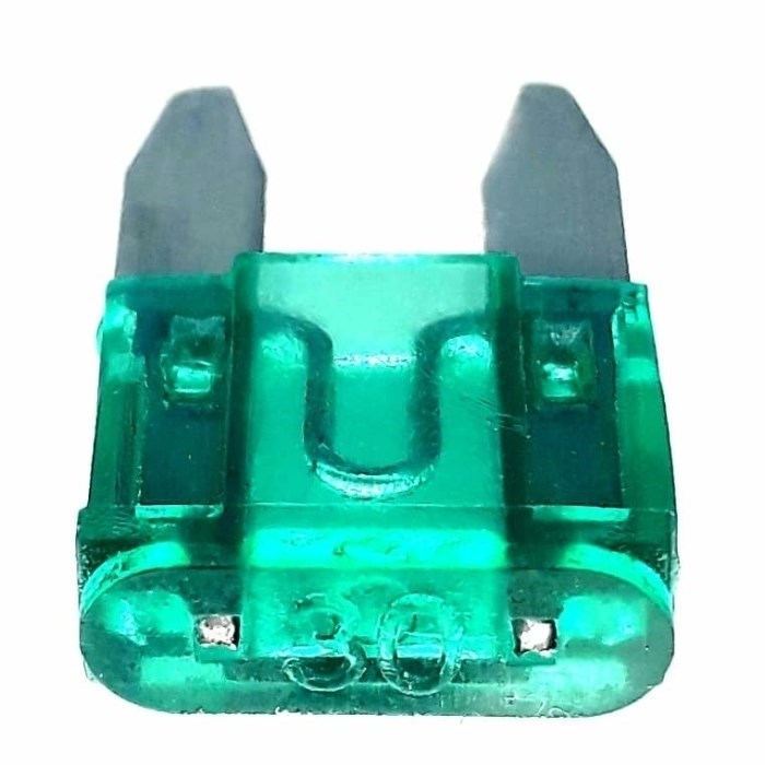 FUSIBLE TIPO FICHA MINI 30 A VERDE (501-1011-30A)