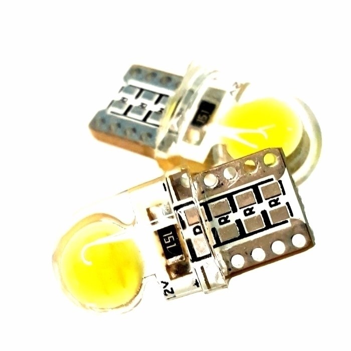 FOCO LED T10 SILICONADO 12V CORTO UN PUNTO