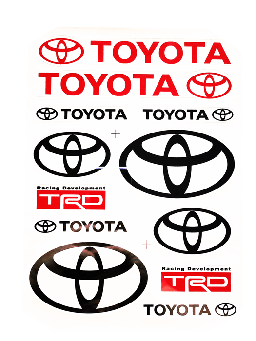 CALCOMANIAS TOYOTA