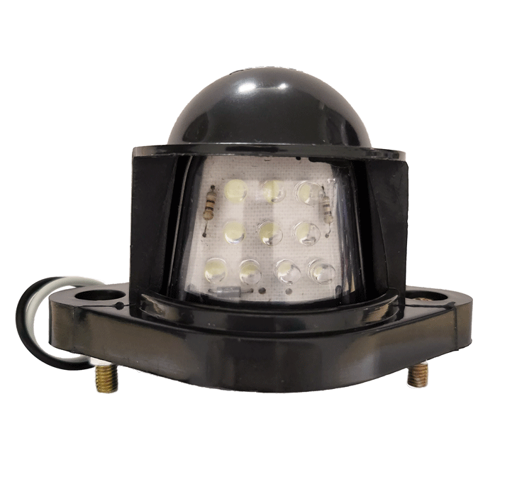 FARITO DE PATENTE LED METALICO 12V