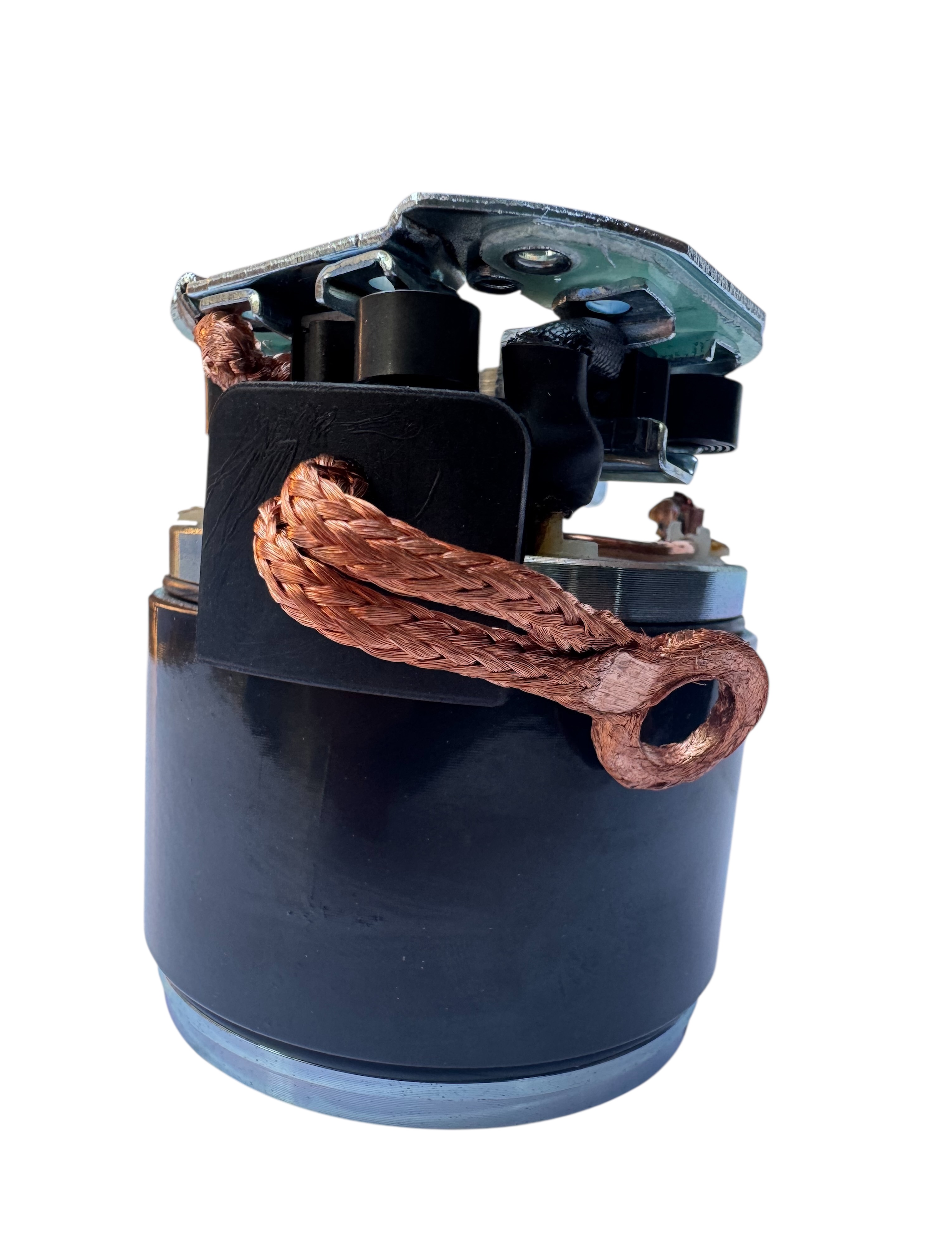 CARCAZA INDUCIDO MOTRO DE ARRANQUE 63MM CON PORTA CARBON TOYOTA FUN CARGO, VITZ, IST /DENSO