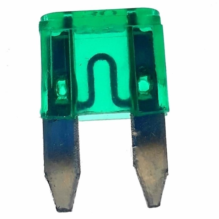 FUSIBLE TIPO FICHA MINI 30 A VERDE (501-1011-30A)