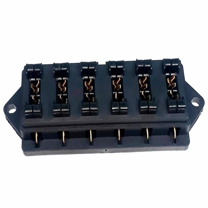 CAJA PORTA FUSIBLE 6 FICHAS (502-JP-3122-6P)
