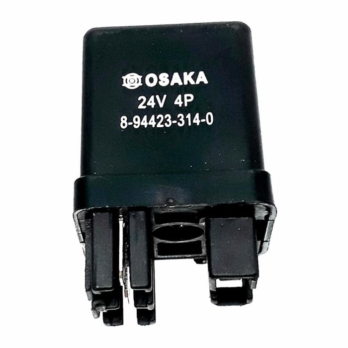 RELAY ELECTRONICO 24V 4P PRE CALENTAMIENTO ISUZU 8-94423-314-0
